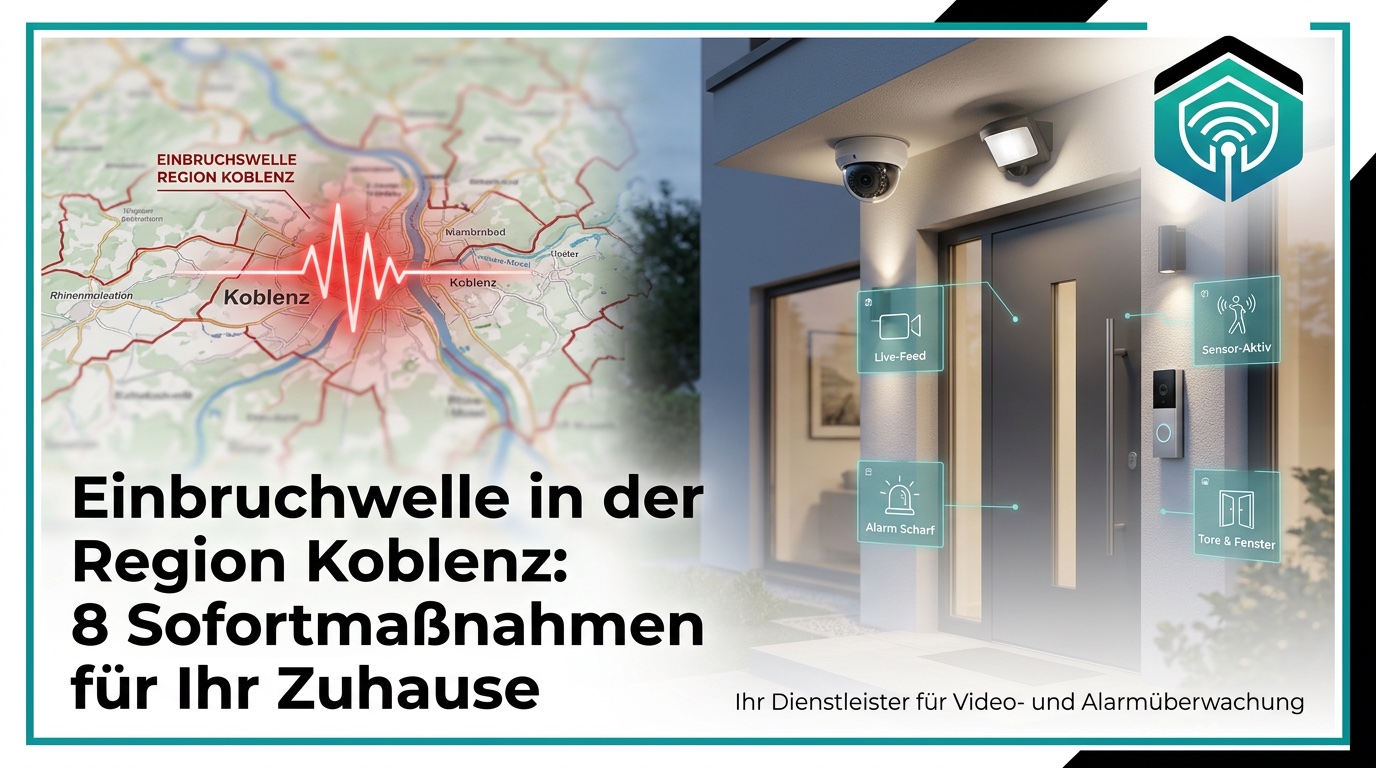 Sicherheitstechnik schützt Wohnhäuser in der Region Koblenz vor Einbruch